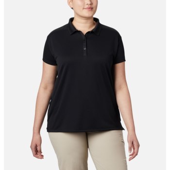 Columbia Polo Dames, PFG Innisfree Short Sleeve Plus Size Zwart, 48WVITDKQ